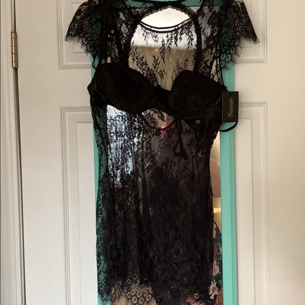 Lace night gown